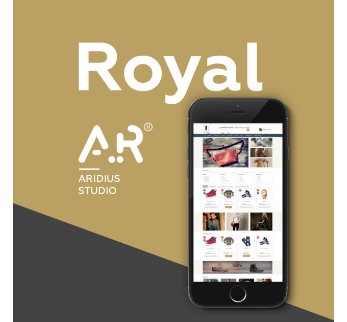 Купити Royal — адаптивний універсальний шаблон для ocStore/Opencart