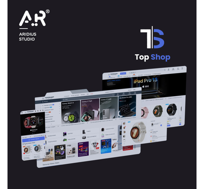 Купити TopShop — адаптивний універсальний шаблон для ocStore/Opencart